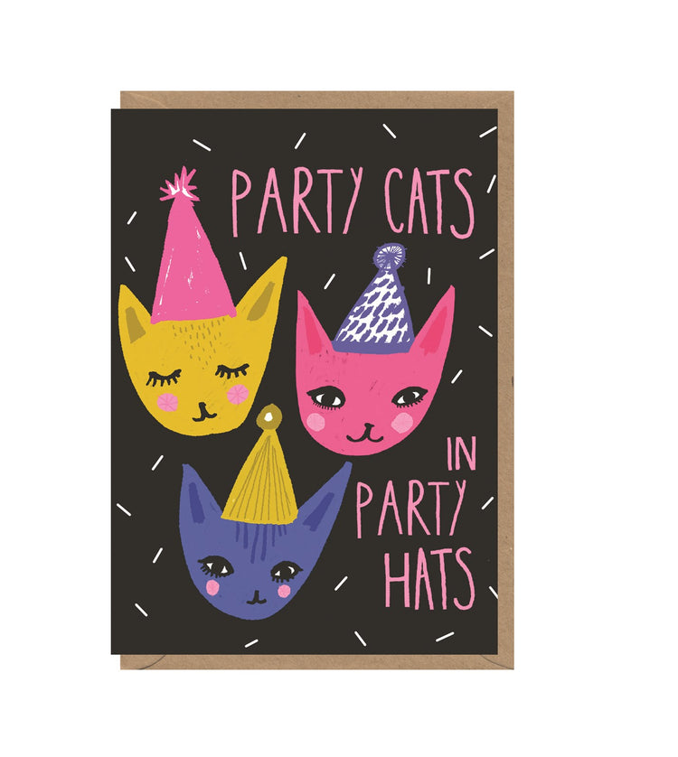 Party Cats in Party Hats