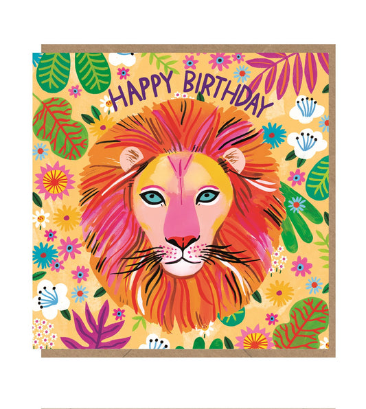 Lion Birthday (Large Card)
