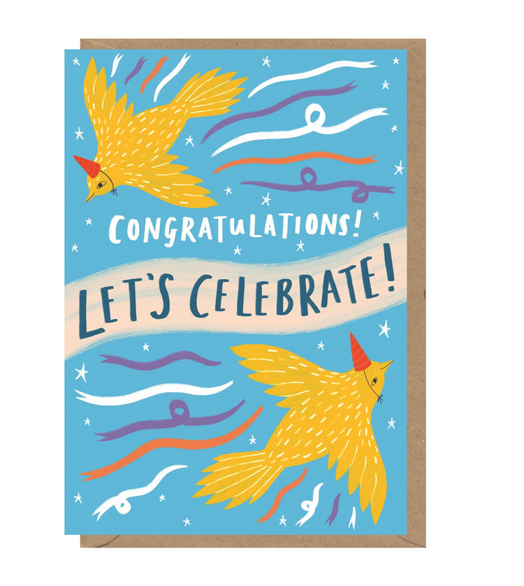 Congratulations Lets Celebrate Card