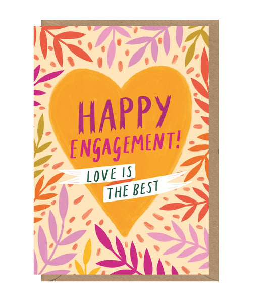 Happy Engagement Love is the Best Card