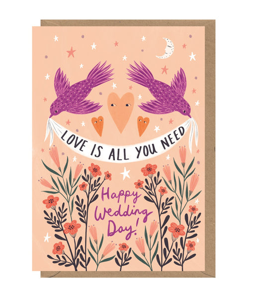 Love is all You Need - Wedding Card