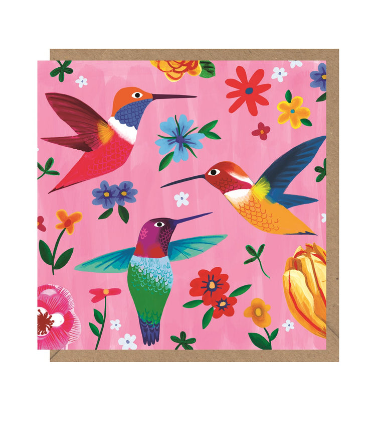 Tropical Birds Card