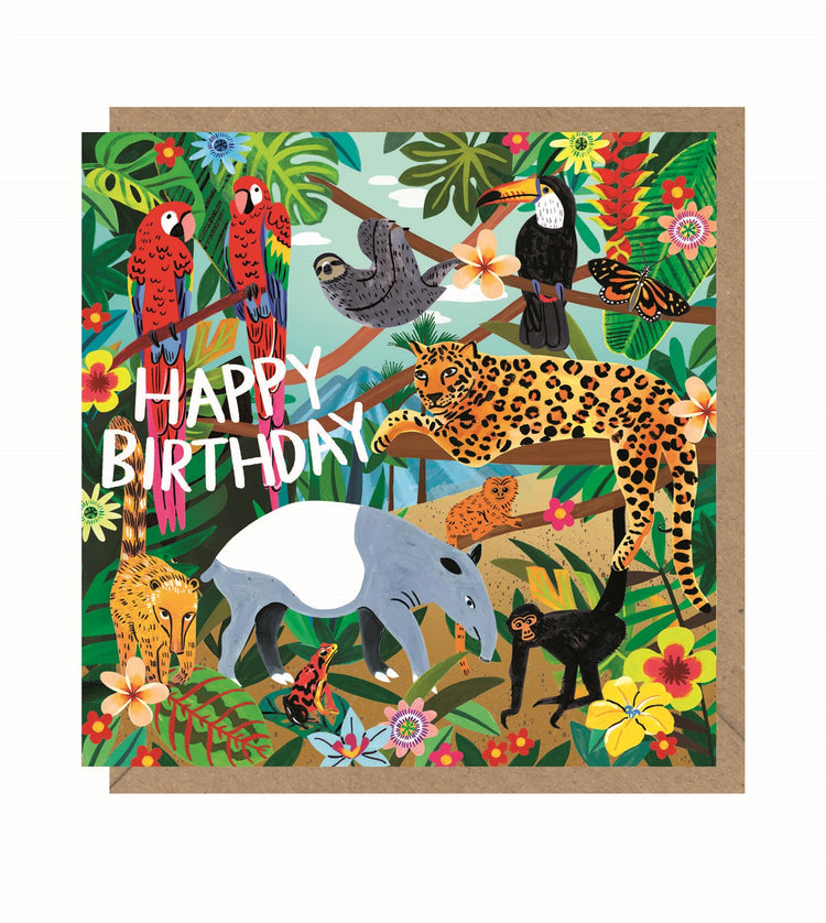 Jungle Birthday Card