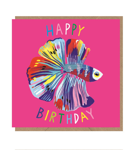 Tropical Fish Birthday Card