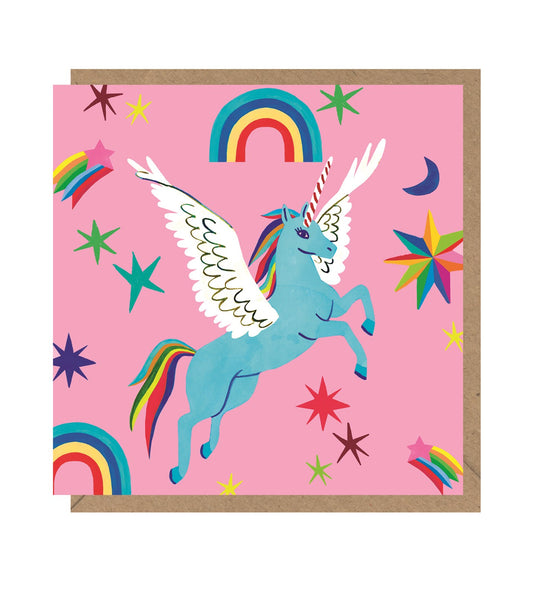 Pegasus Unicorn Card