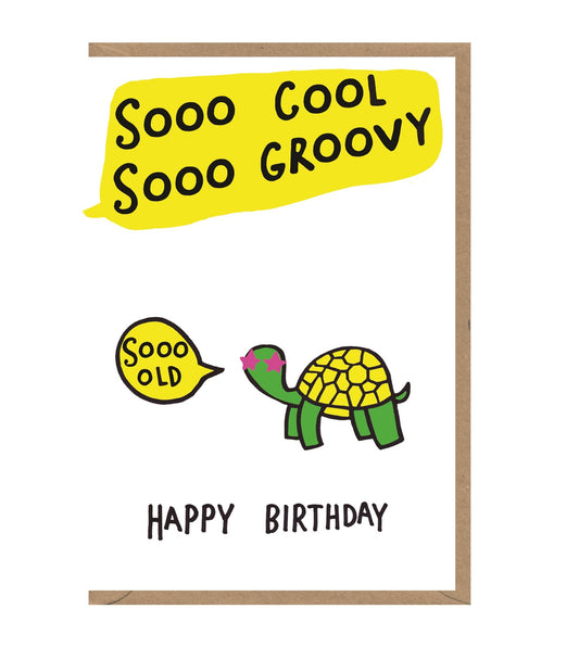 Cool Groovy Old Birthday Card