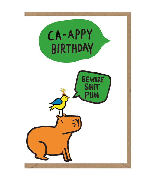Ca-appy Birthday Card