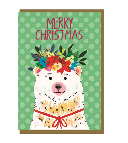 Christmas Polar Bear Card