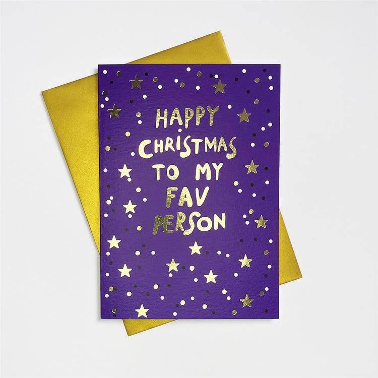Xmas Favourite Person Card