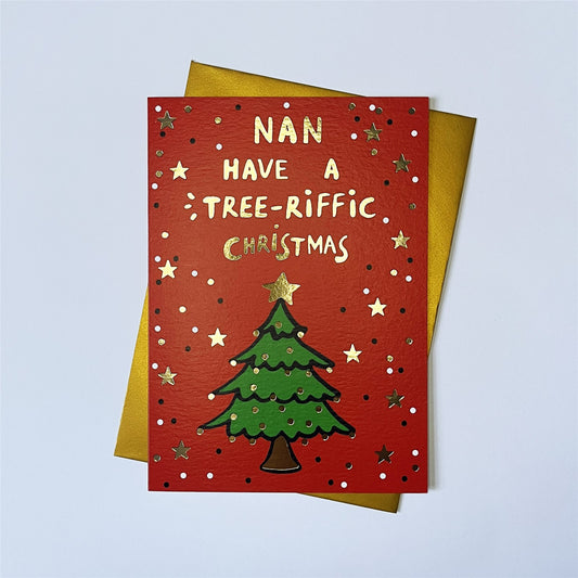 Nan Tree-rific Xmas Card