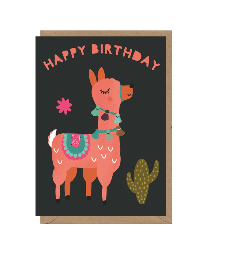 Birthday Llama Card