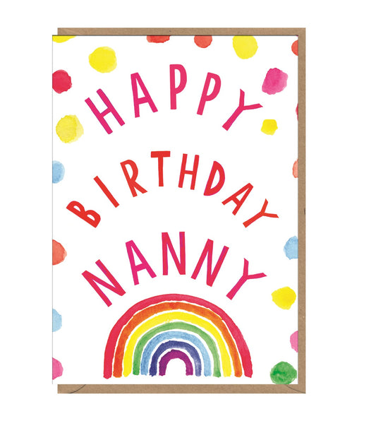 Happy Birthday Nanny Card