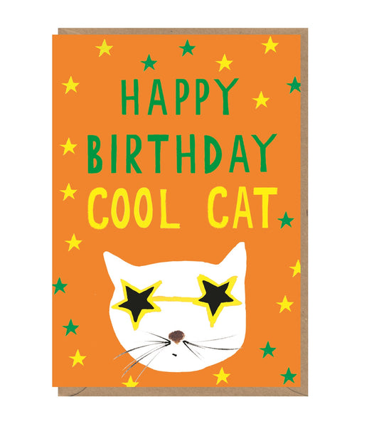 Happy Birthday Cool Cat Card