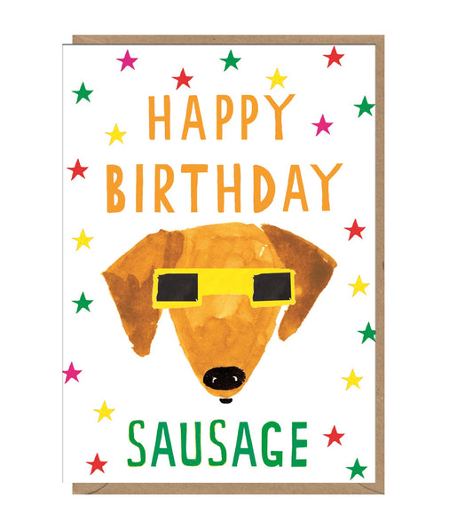Happy Birthday Sausage Card