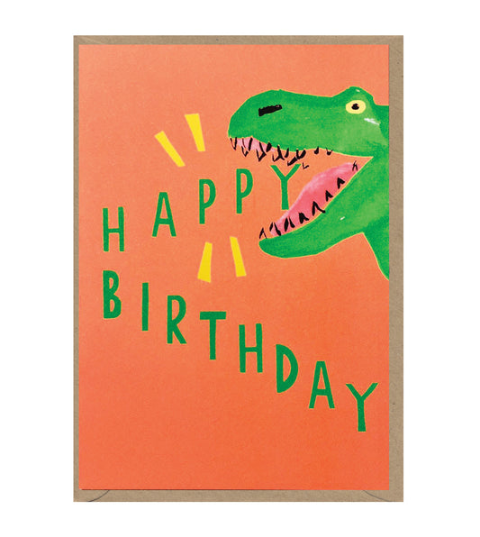 Fab Dinosaur Birthday Card