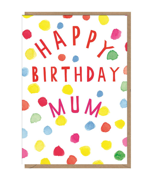 Happy Birthday Mum Card
