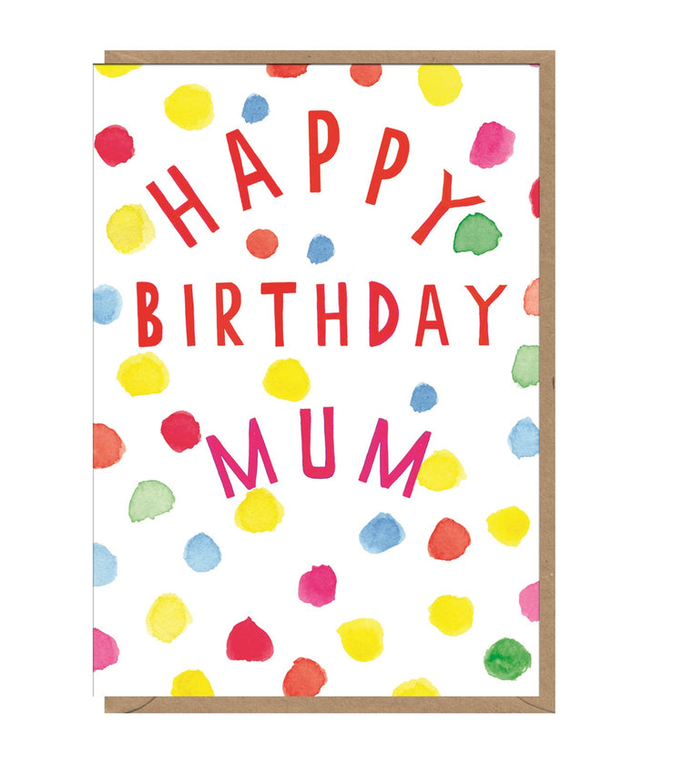 Happy Birthday Mum Card