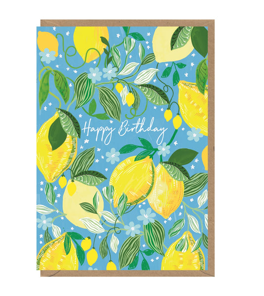 Lemons Birthday Card