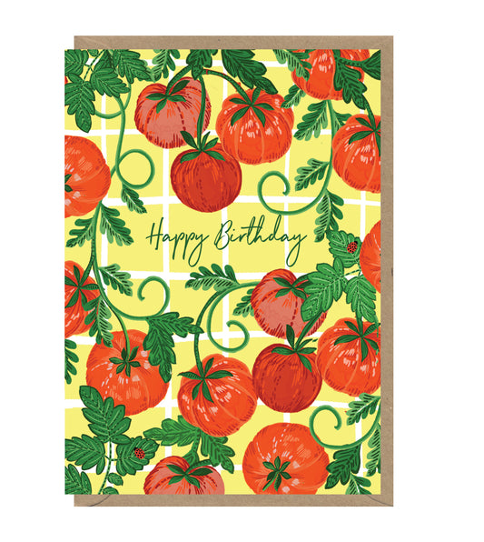 Tomatoes Birthday Card