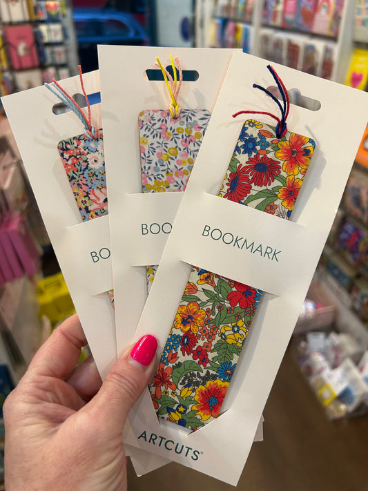 Liberty-print Bookmark