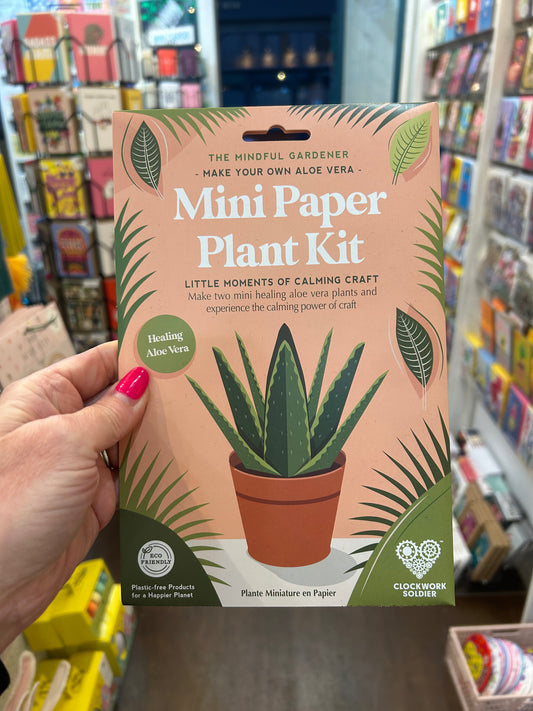 Make Your Own Mini Paper Aloe Vera Kit