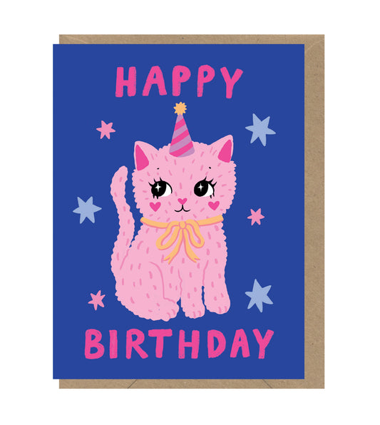Birthday Cat Mini Card