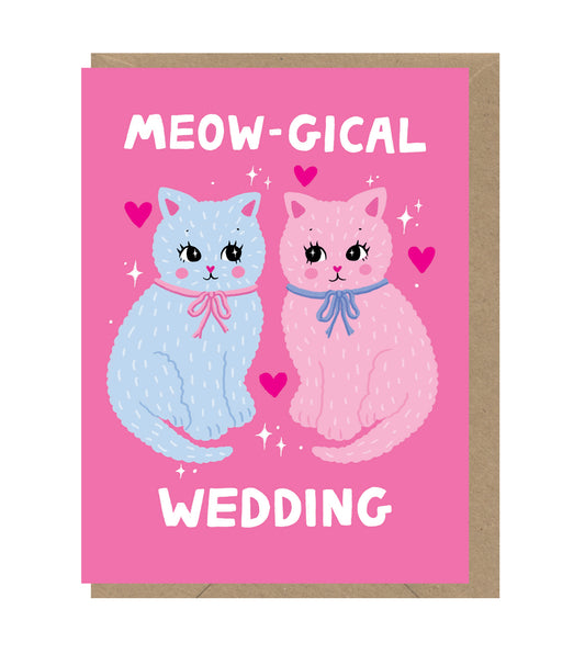 Meow-gical Wedding Mini Card