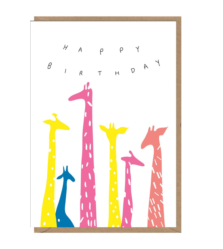 Happy Birthday Giraffes