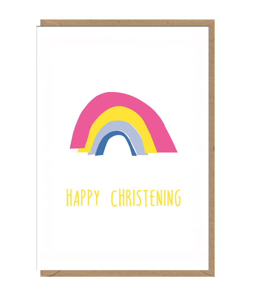 Happy Christening Rainbow