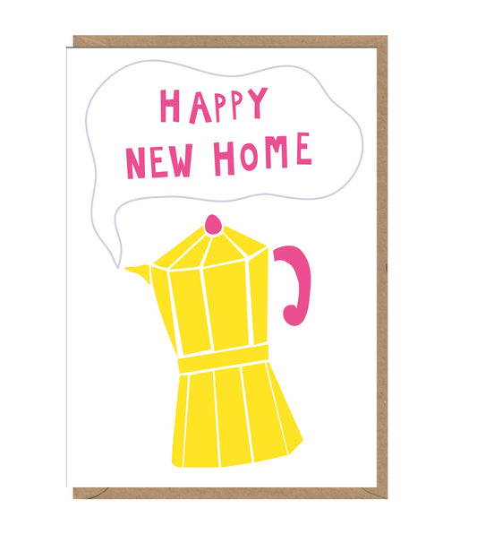 Happy New Home Coffee Pot