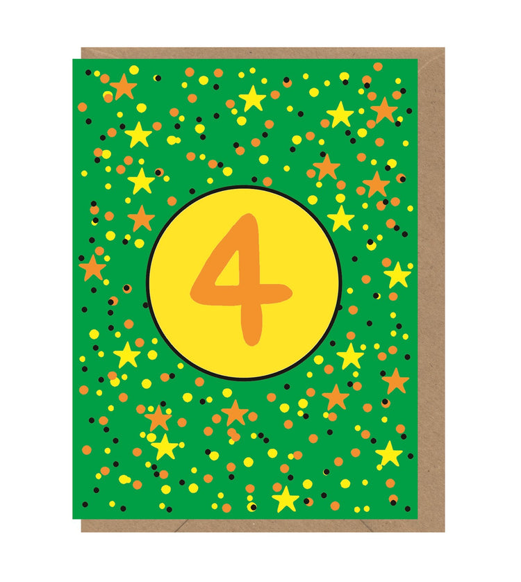 Neon Age 4 Mini Card