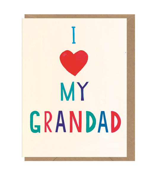 I Love My Grandad Mini Card