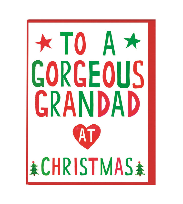Xmas Gorgeous Grandad Mini Card
