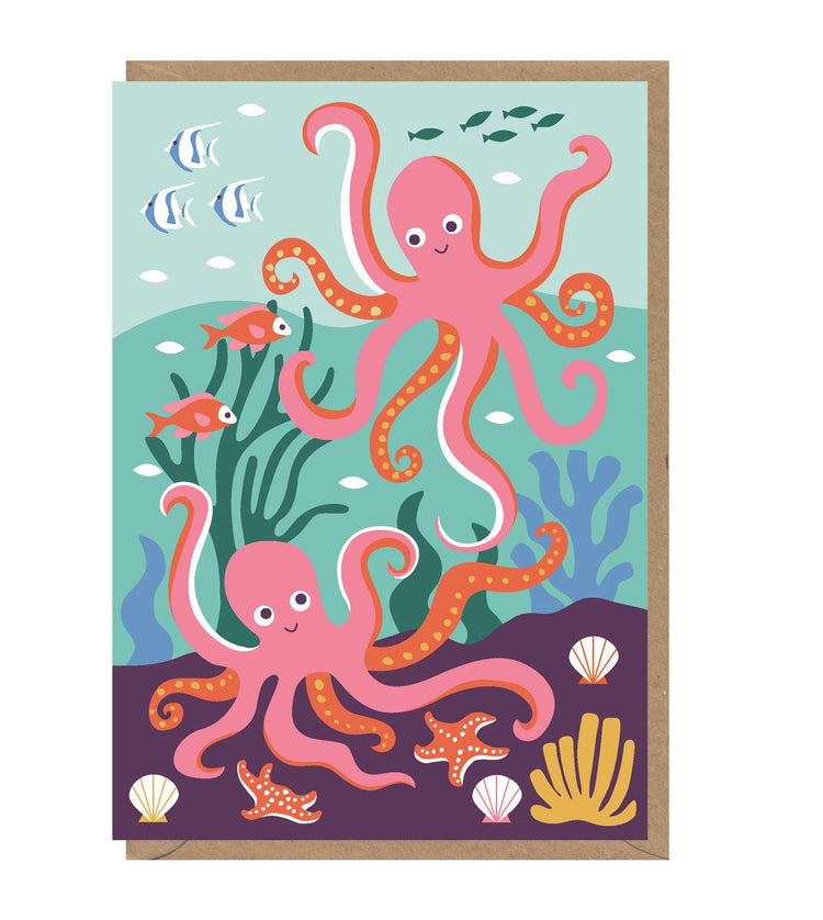 Pink Octopi by Nadia Taylor
