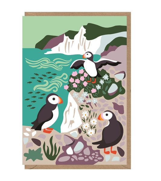 Puffins by Nadia Taylor