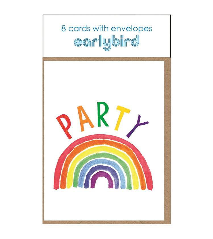 Rainbow Party Invite Pack