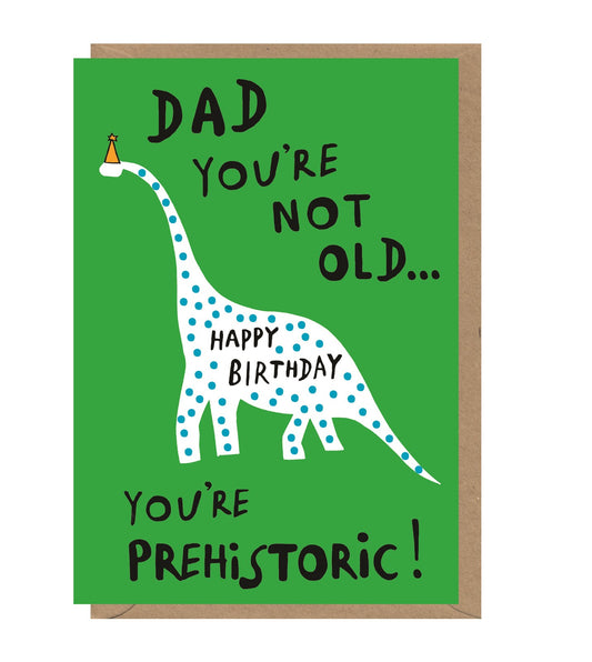 Dad Prehistoric Birthday Card
