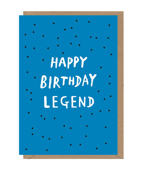 Legend Birthday Card