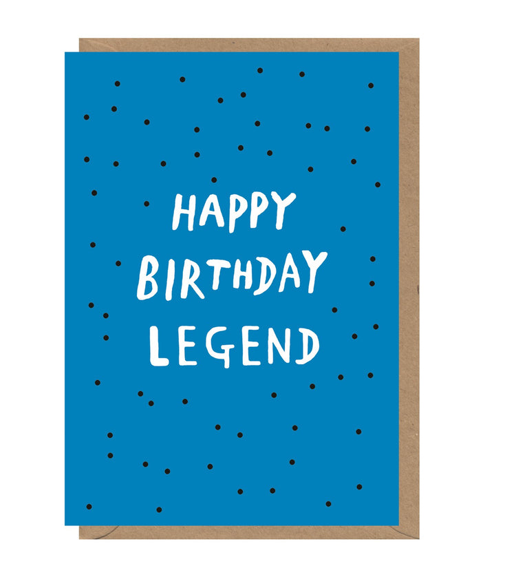 Legend Birthday Card