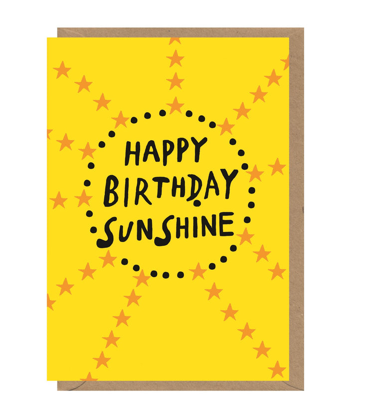 Sunshine Birthday Card