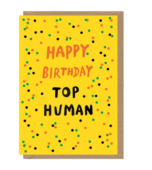 Awesome Human Birthday Card