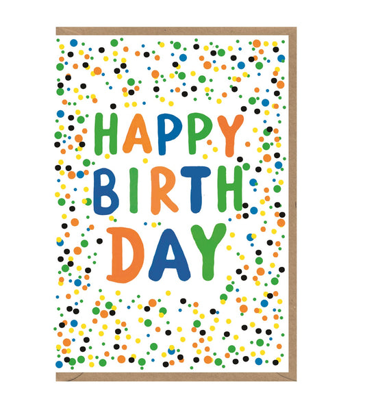Happy Birthday Type Card