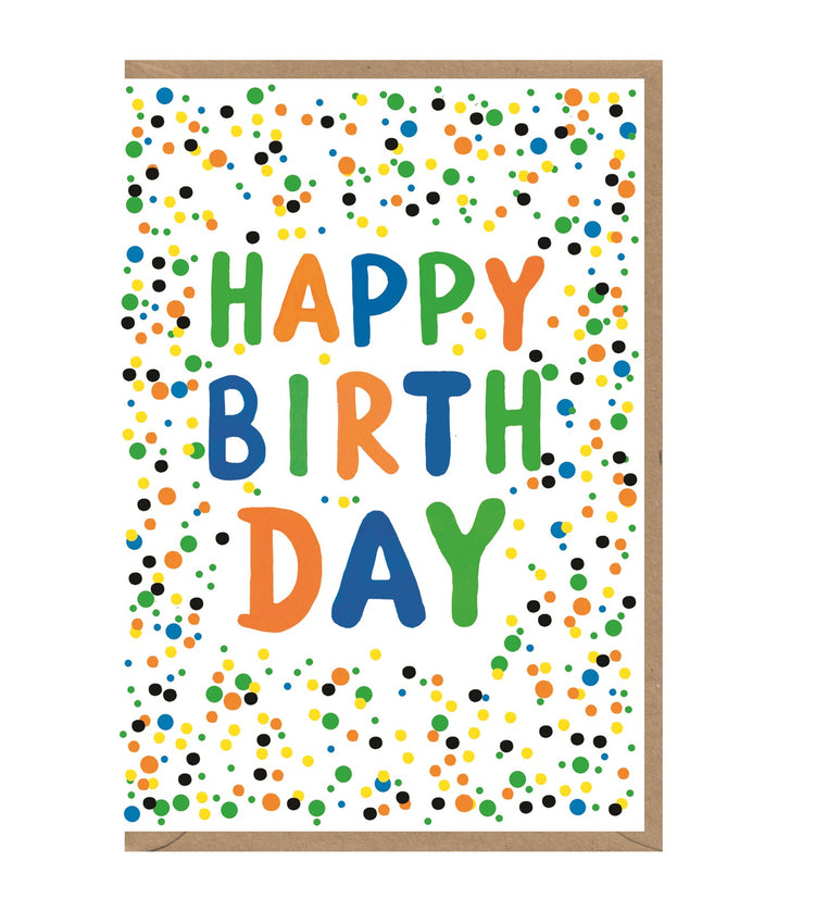 Happy Birthday Type Card