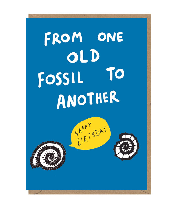 Fossil Birthday Card