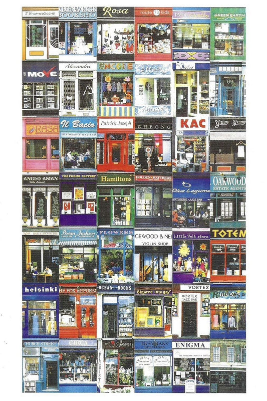 Vintage Stokey Shop Fronts poster 1998