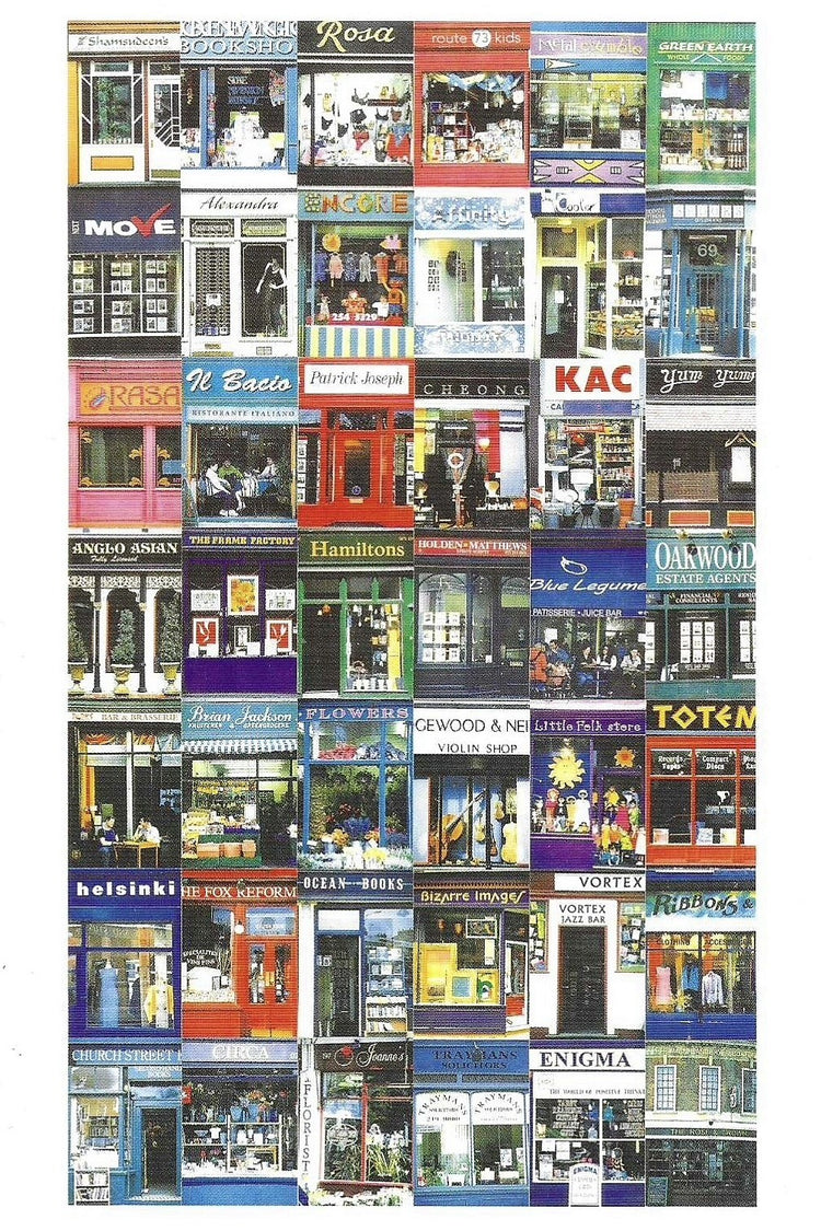 Vintage Stokey Shop Fronts poster 1998