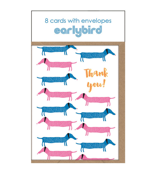 Sausage Dogs Thank You Pack