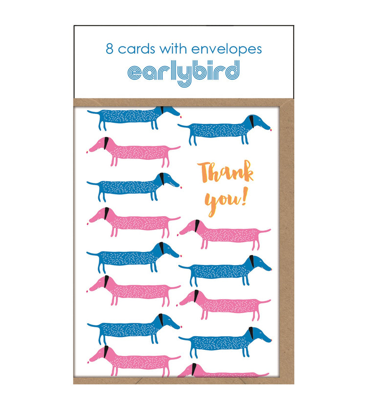 Sausage Dogs Thank You Pack