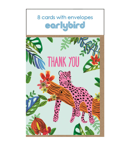 Pink Leopard Thank You Pack