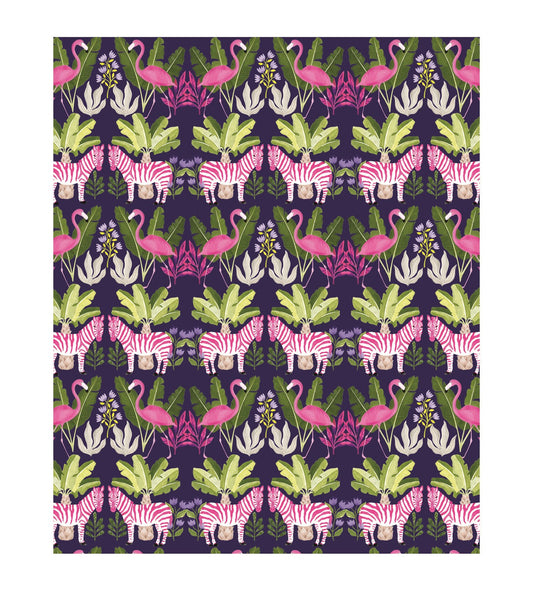 Pink Zebra Giftwrap